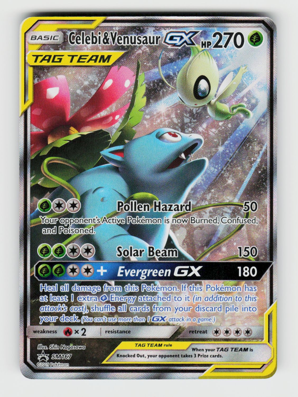 Celebi &amp; Venusaur GX - SM167