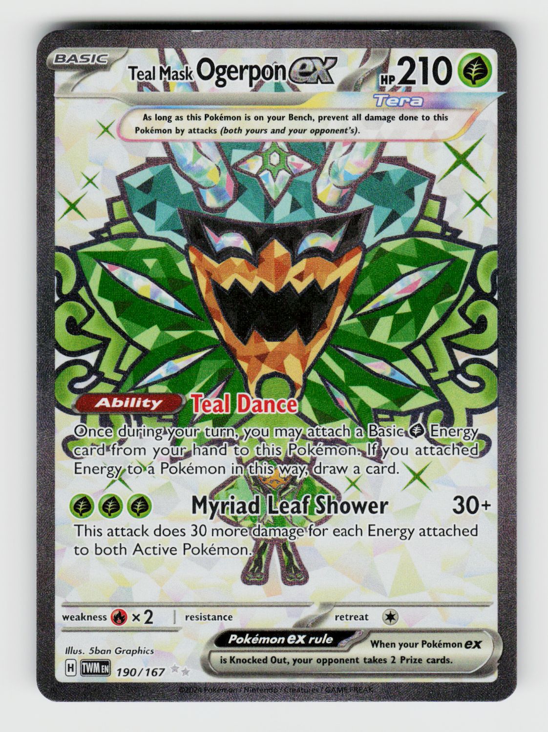 Teal Mask Ogerpon ex - 012/131