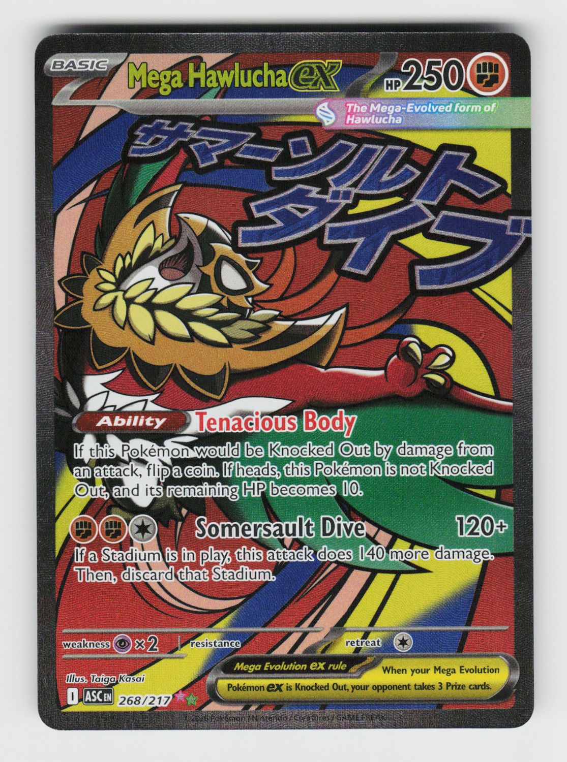 Mega Hawlucha ex - 268/217