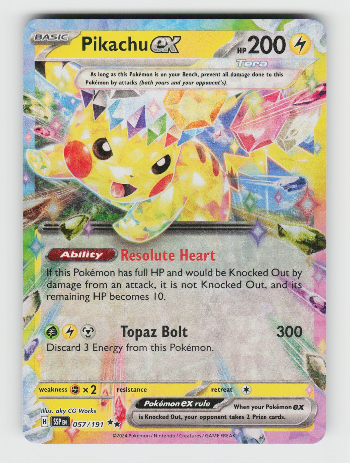 Pikachu ex - 057/217