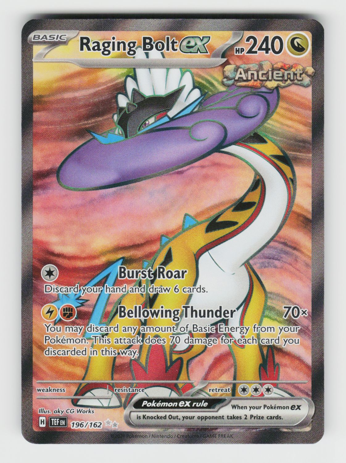 Raging Bolt ex - 196/162