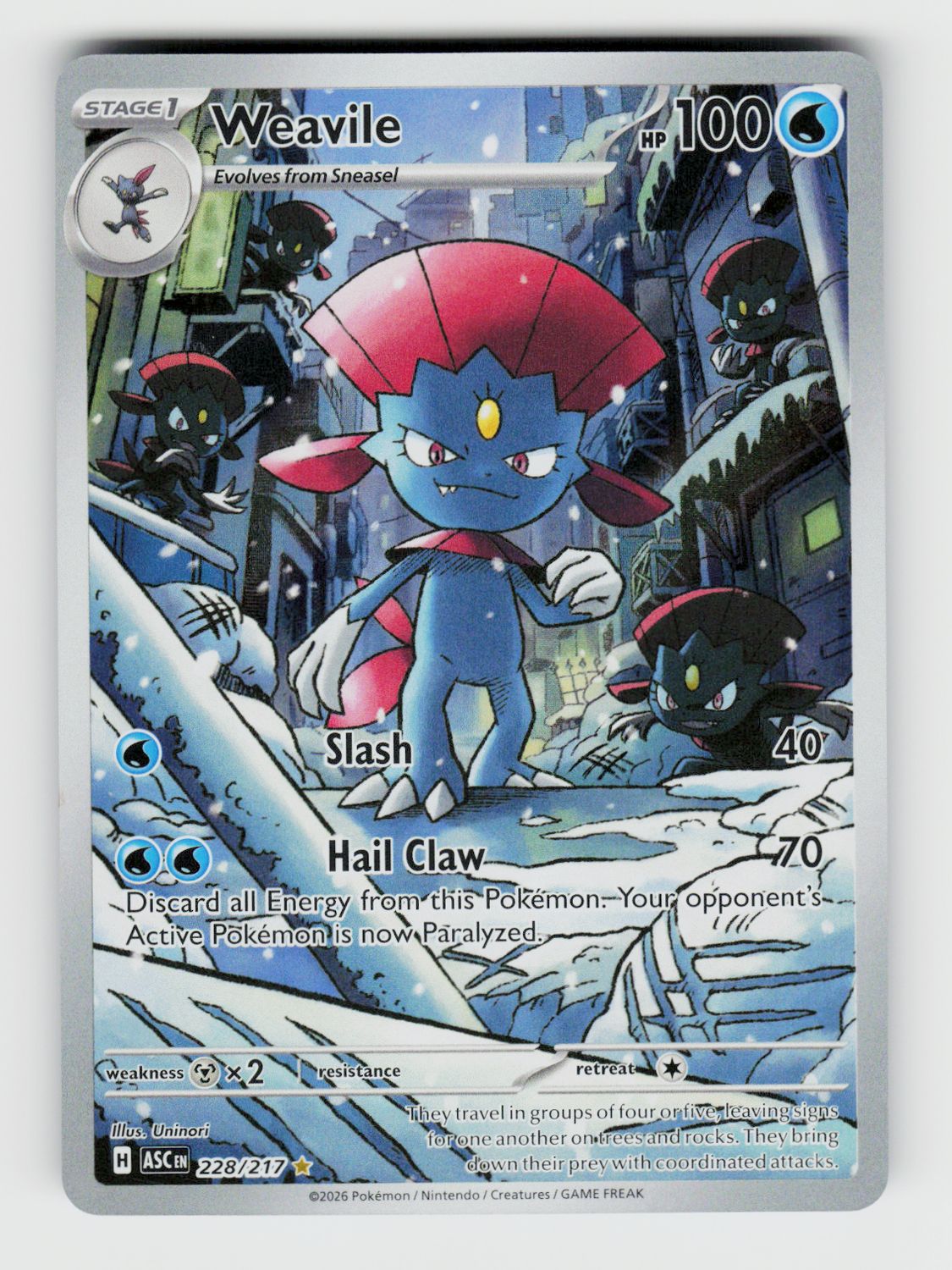 Weavile B - 228/217