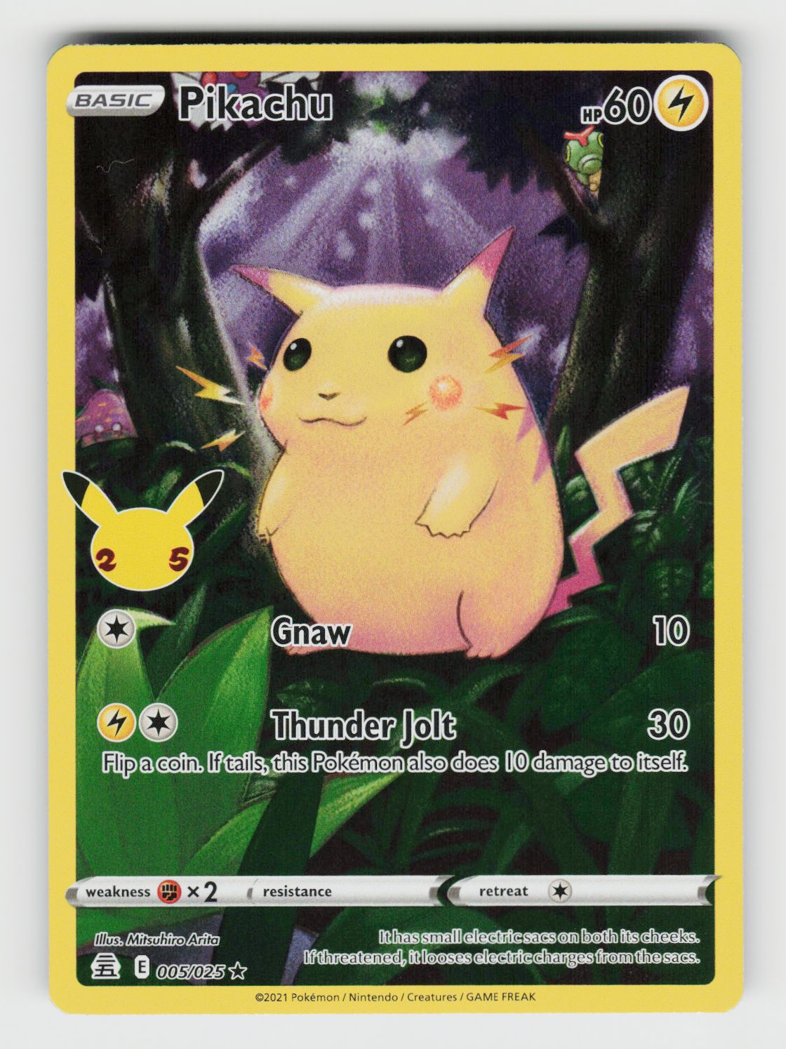 Pikachu - 005/025 B