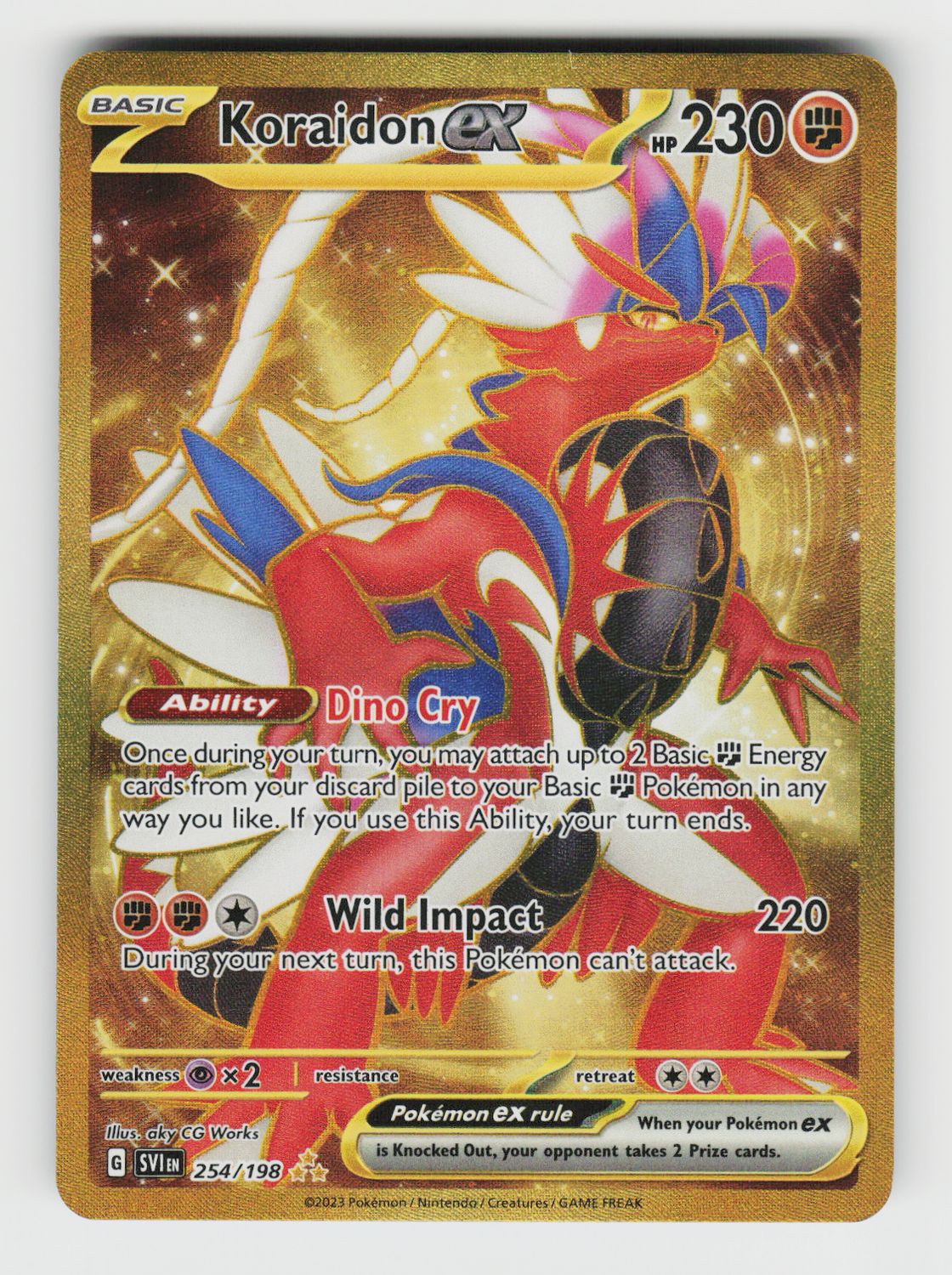 Koraidon ex - 254/198 A