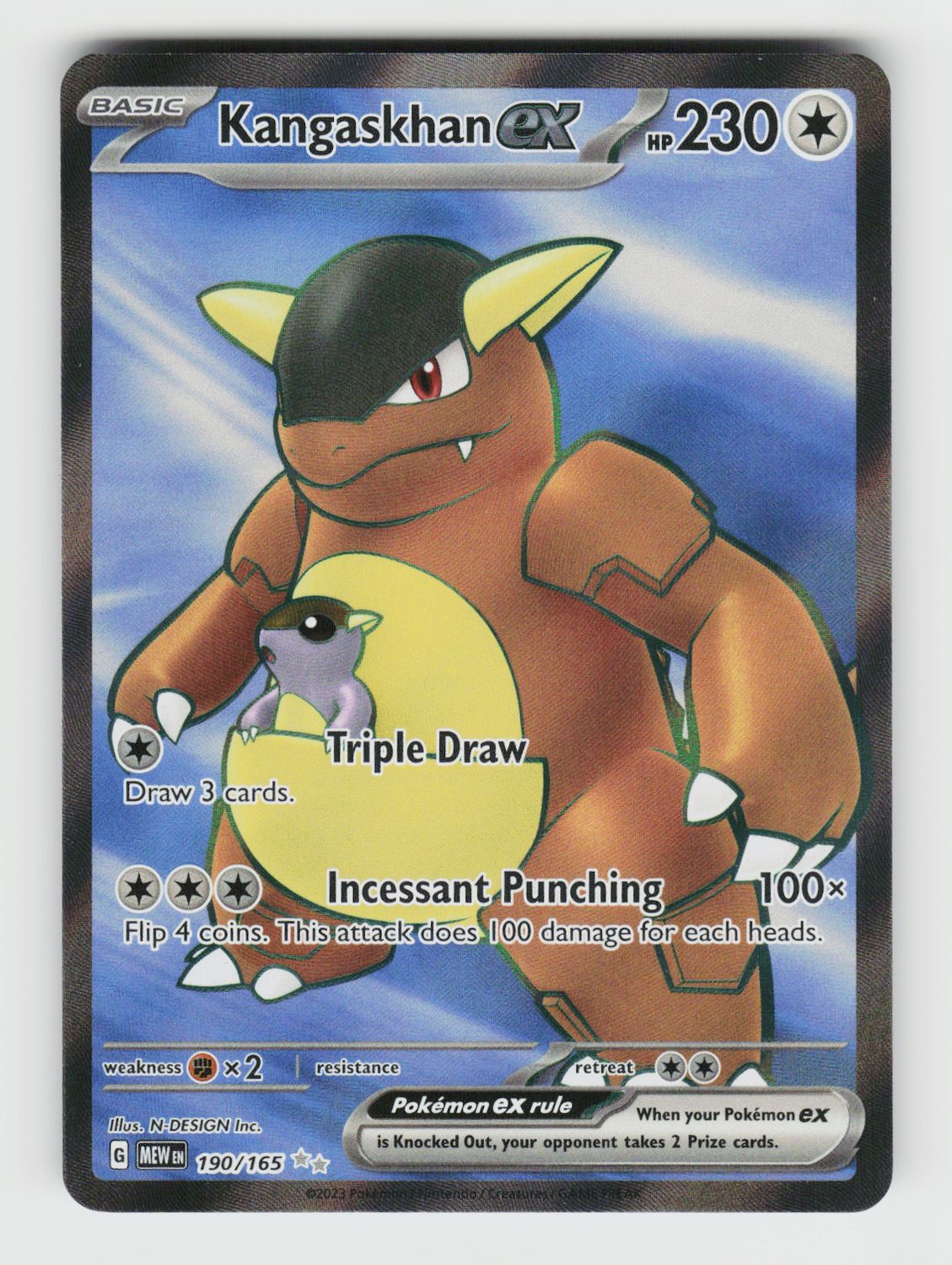 Kangaskhan ex - 190/165 A