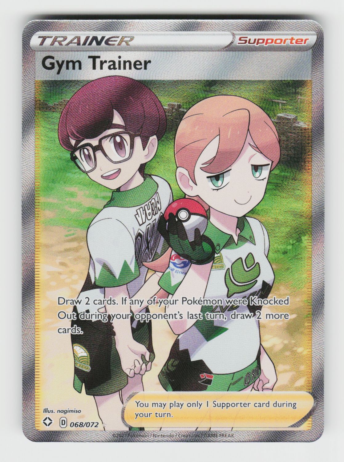 Gym Trainer (Full Art) - 068/072 A