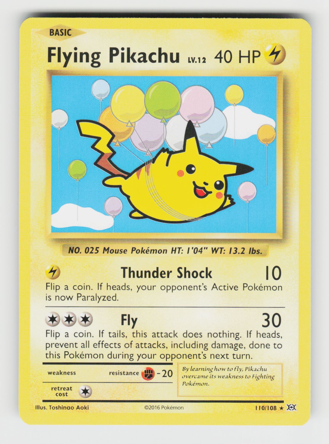 Flying Pikachu - 110/108 A