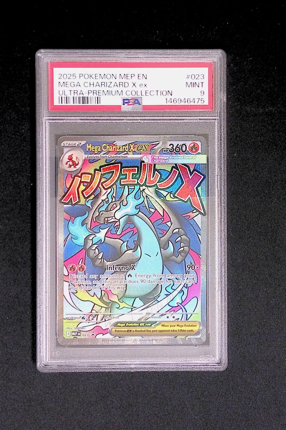 Mega Charizard X ex - PSA 9 (A)