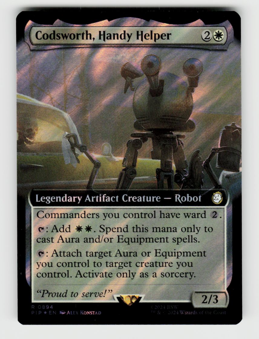 Codsworth, Handy Helper (Extended Art) (Surge Foil) - 894