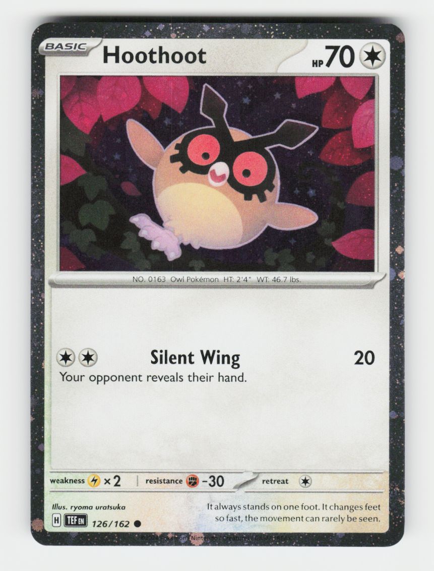 Hoothoot - 126 (Cosmos Holo) - 126/162 E