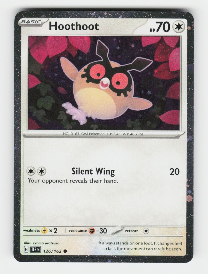Hoothoot - 126 (Cosmos Holo) - 126/162 G