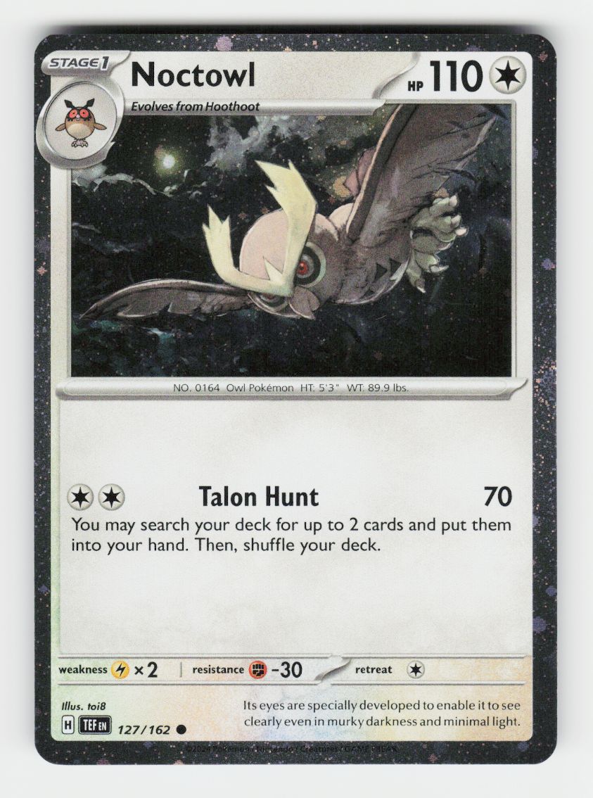 Noctowl - 127 (Cosmos Holo) - 127/162 C