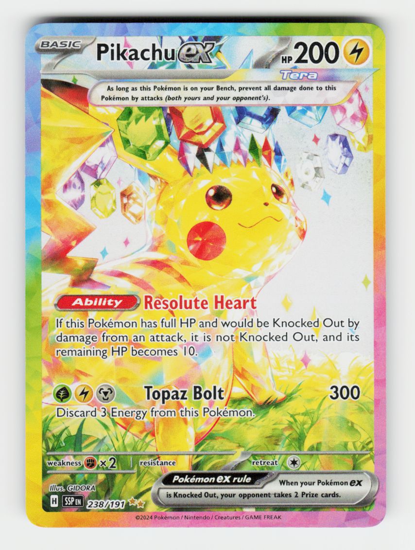 Pikachu ex - 238/191 - NM