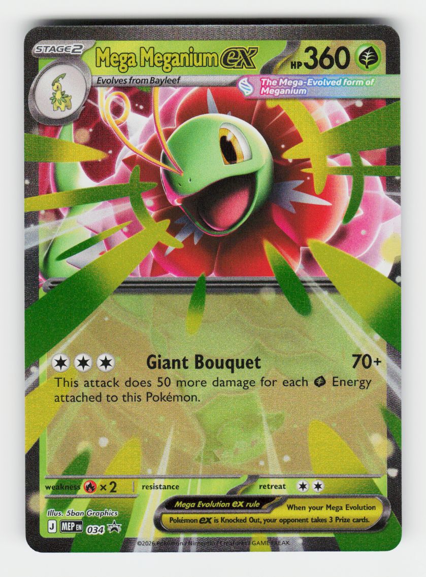 Mega Meganium ex - 034 - B