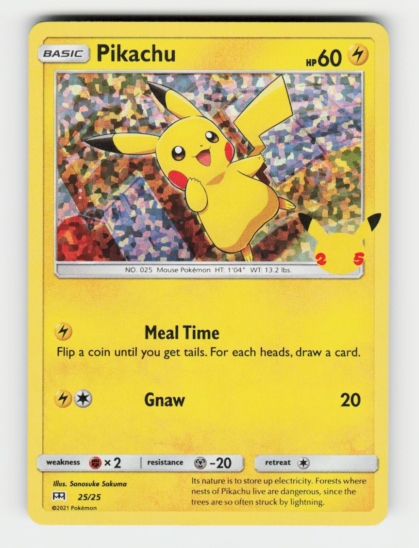 Pikachu - 25/25 - 025/025
