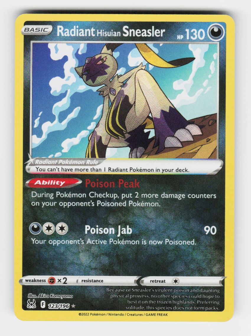 Radiant Hisuian Sneasler - 123/196