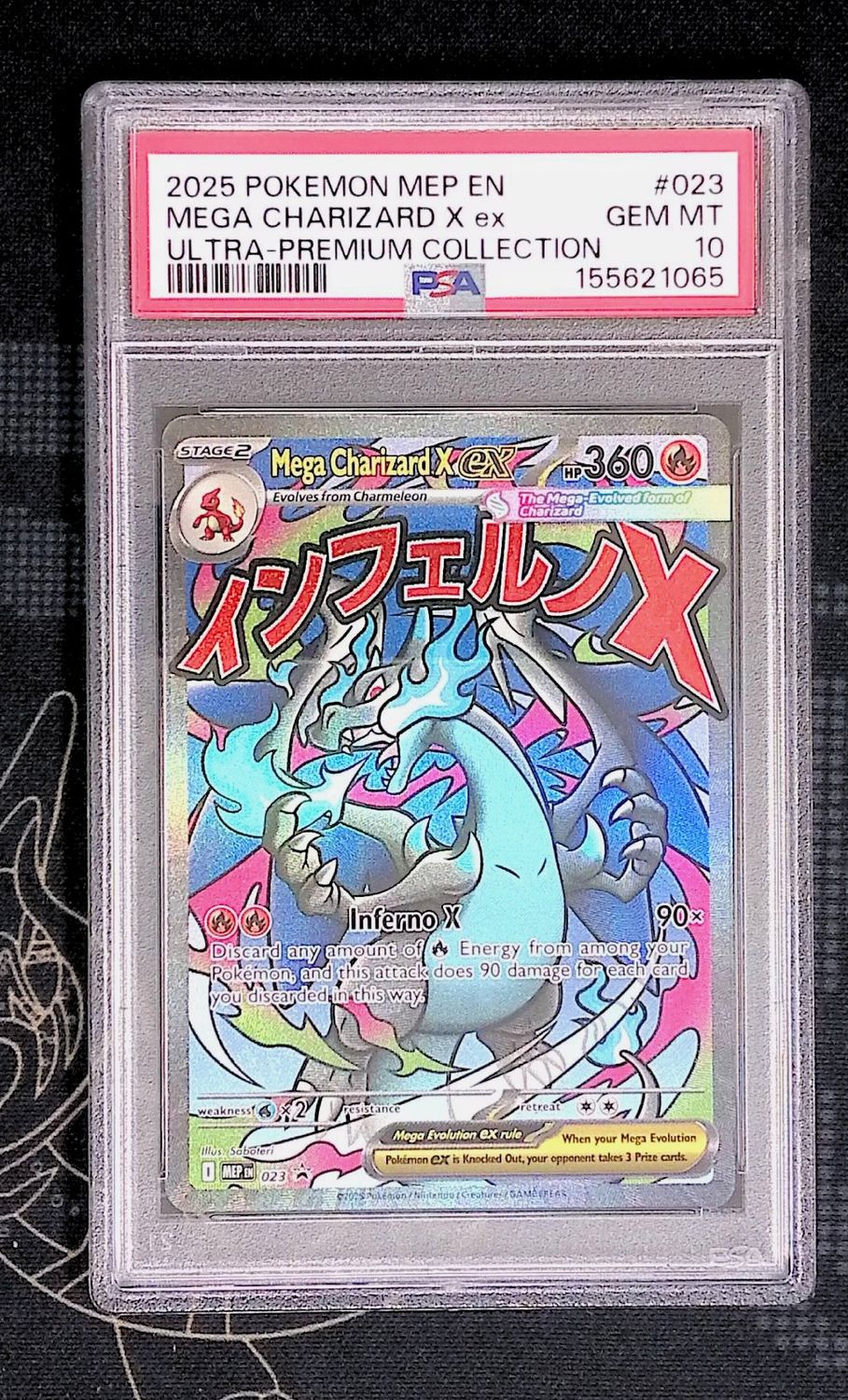 Mega Charizard X ex PSA 10
