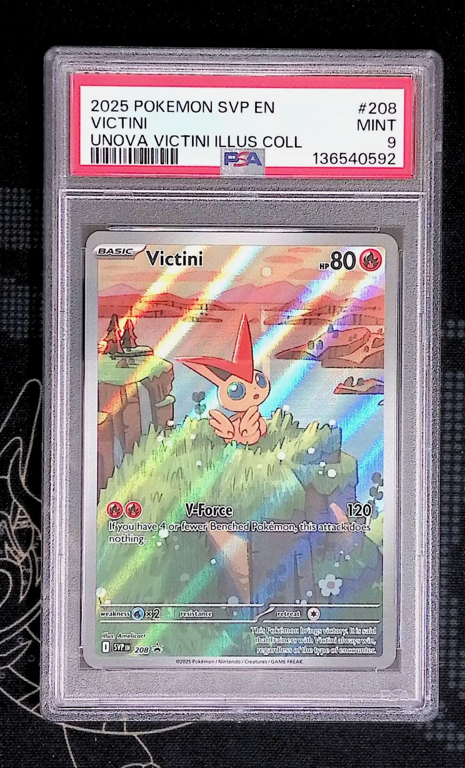 Victini 208 PSA 9