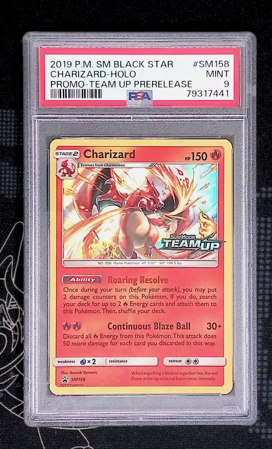 Charizard Pre-release PSA 9