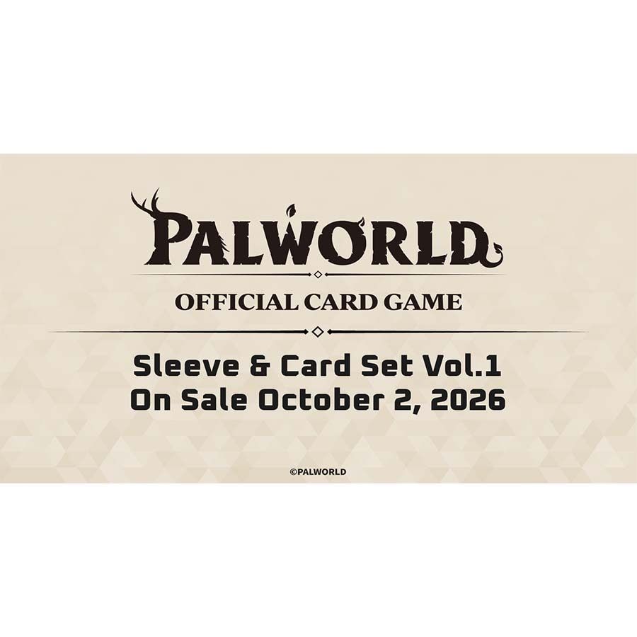 PALWORLD OFFICIAL CARD GAME: SLEEVE AND CARD SET: VOLUME 1 [PRE-ORDER]