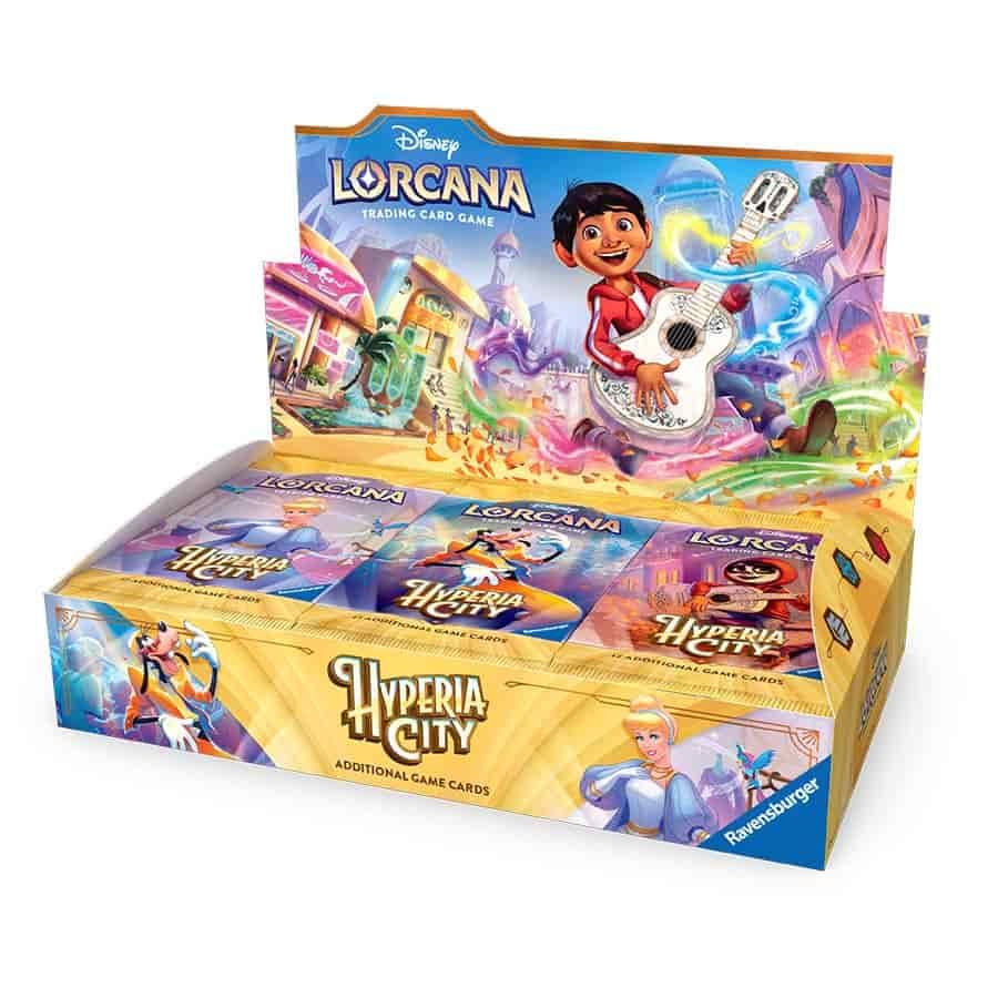 LORCANA: SET 14: HYPERIA CITY: BOOSTER DISPLAY (24CT) [Online, Pre-Order]