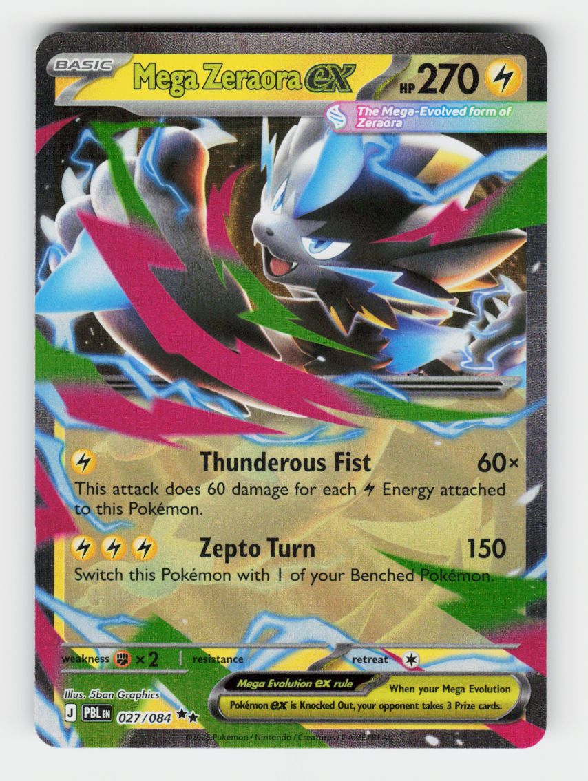 Mega Zeraora ex - 027/084 - B