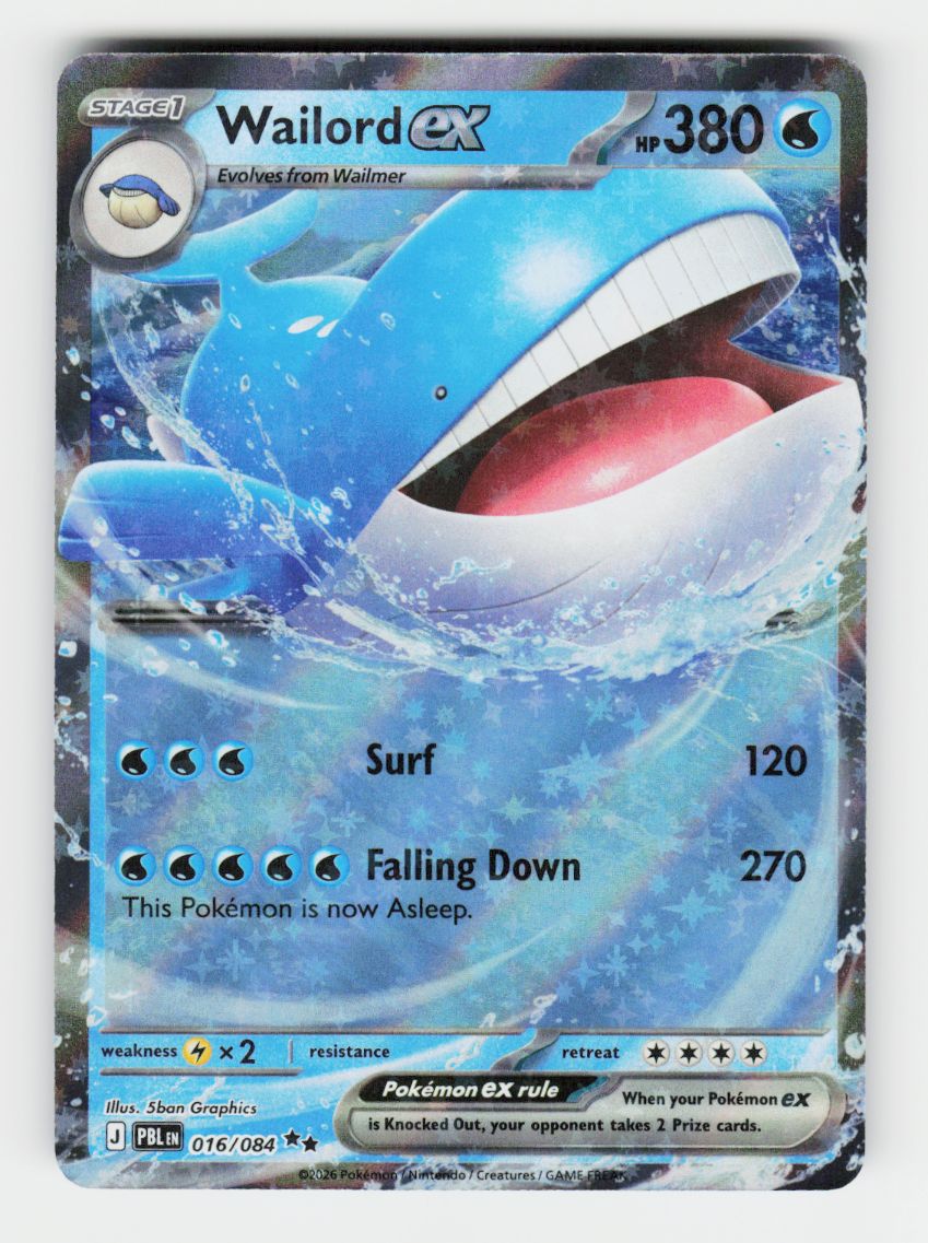 Wailord ex - 016/084 - A
