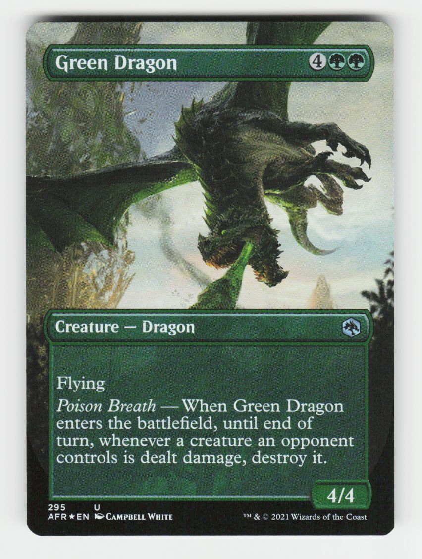 Green Dragon (Borderless) - 295 - B