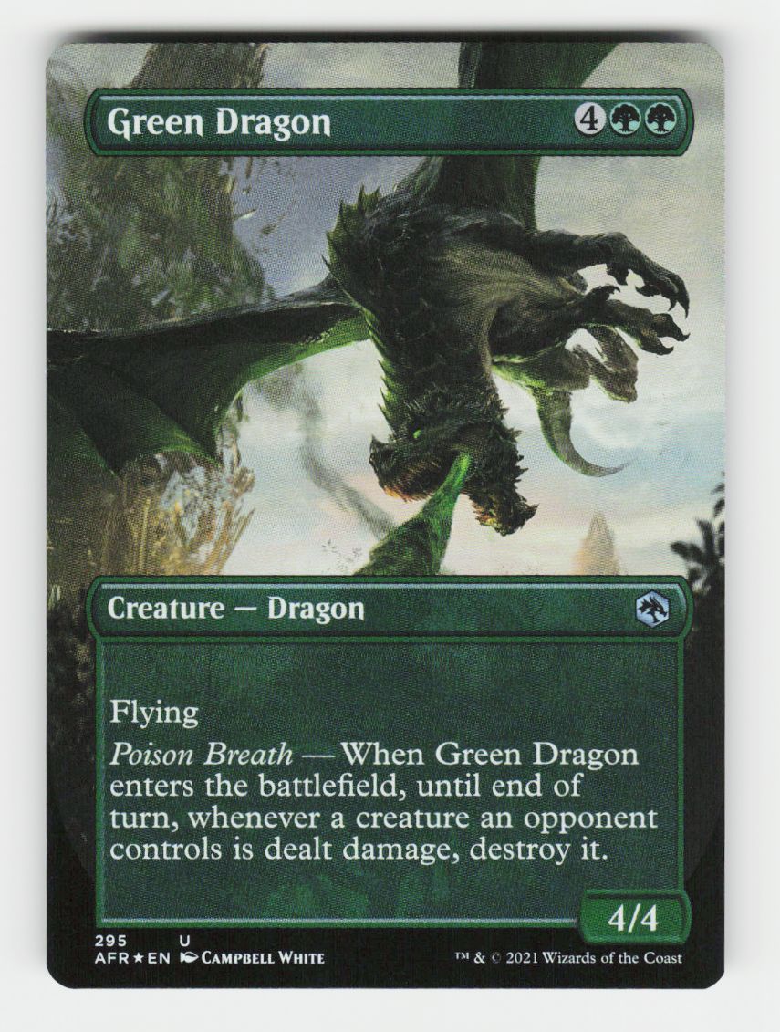 Green Dragon (Borderless) - 295 - A