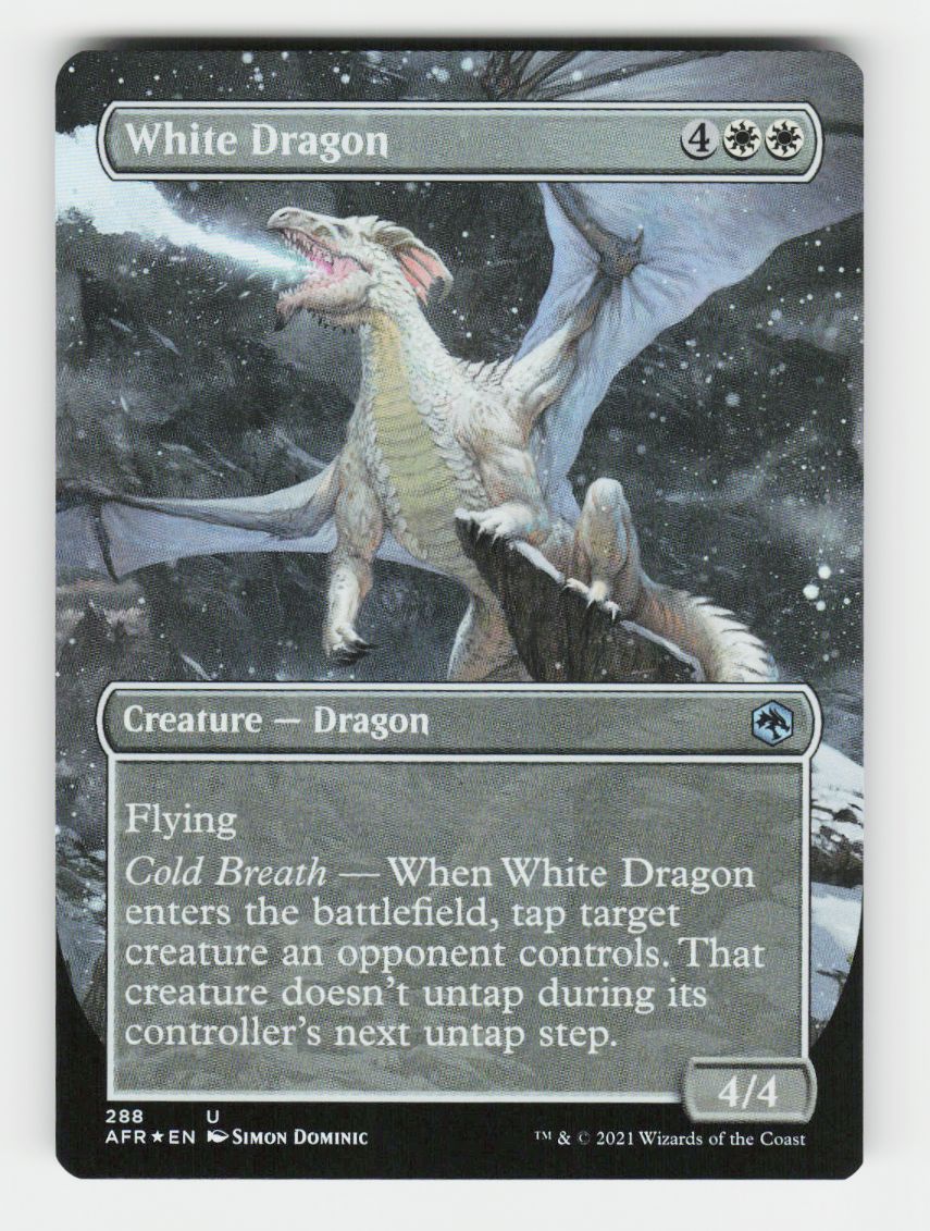 White Dragon (Borderless) - 288 - B