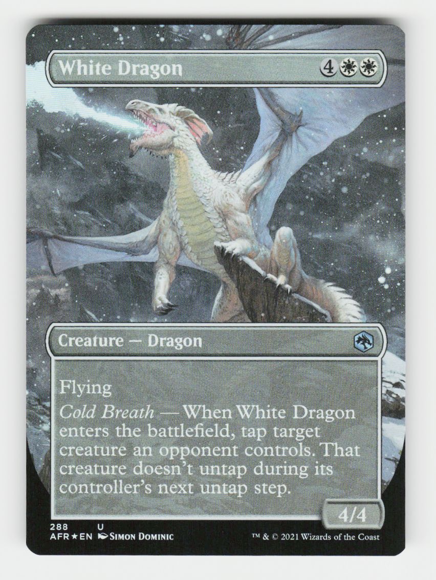 White Dragon (Borderless) - 288 - A
