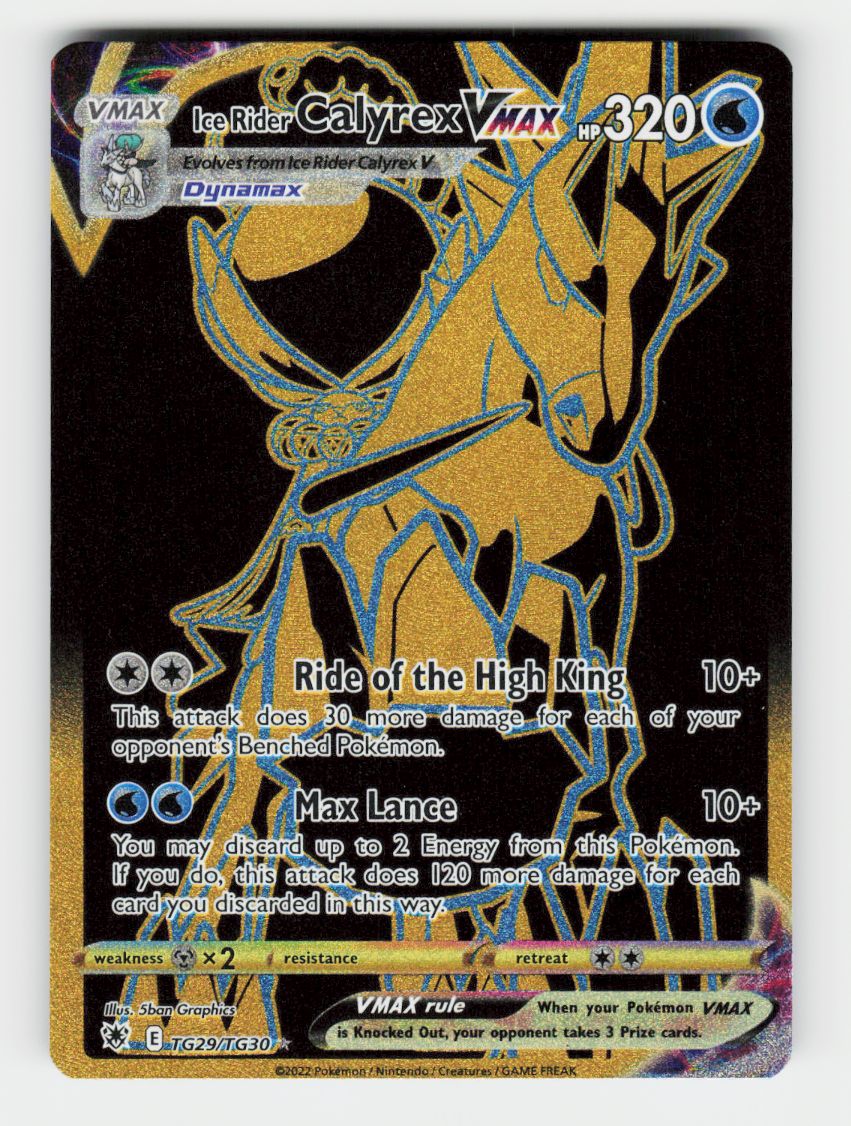 Ice Rider Calyrex VMAX (Secret) - TG29/TG30