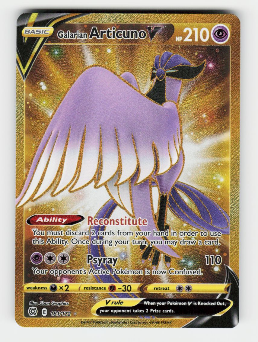 Galarian Articuno V (Secret) - 181/172