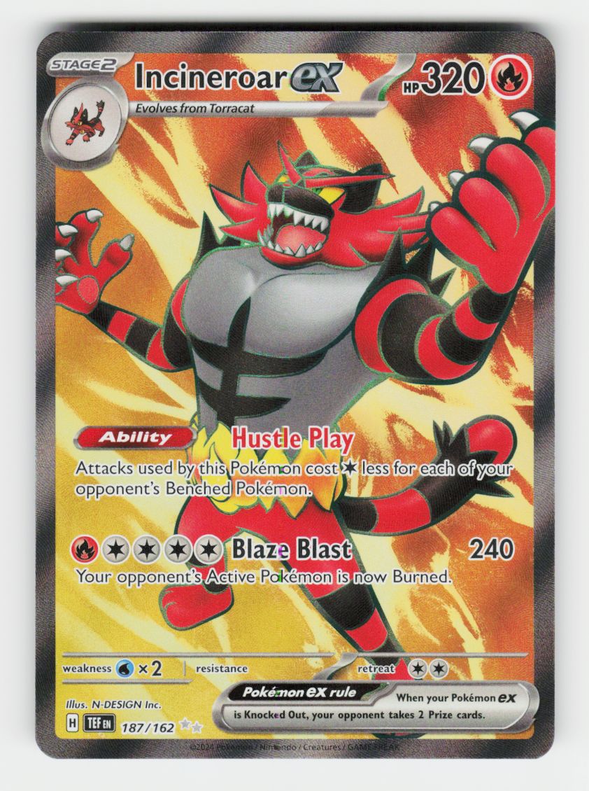 Incineroar ex - 187/162