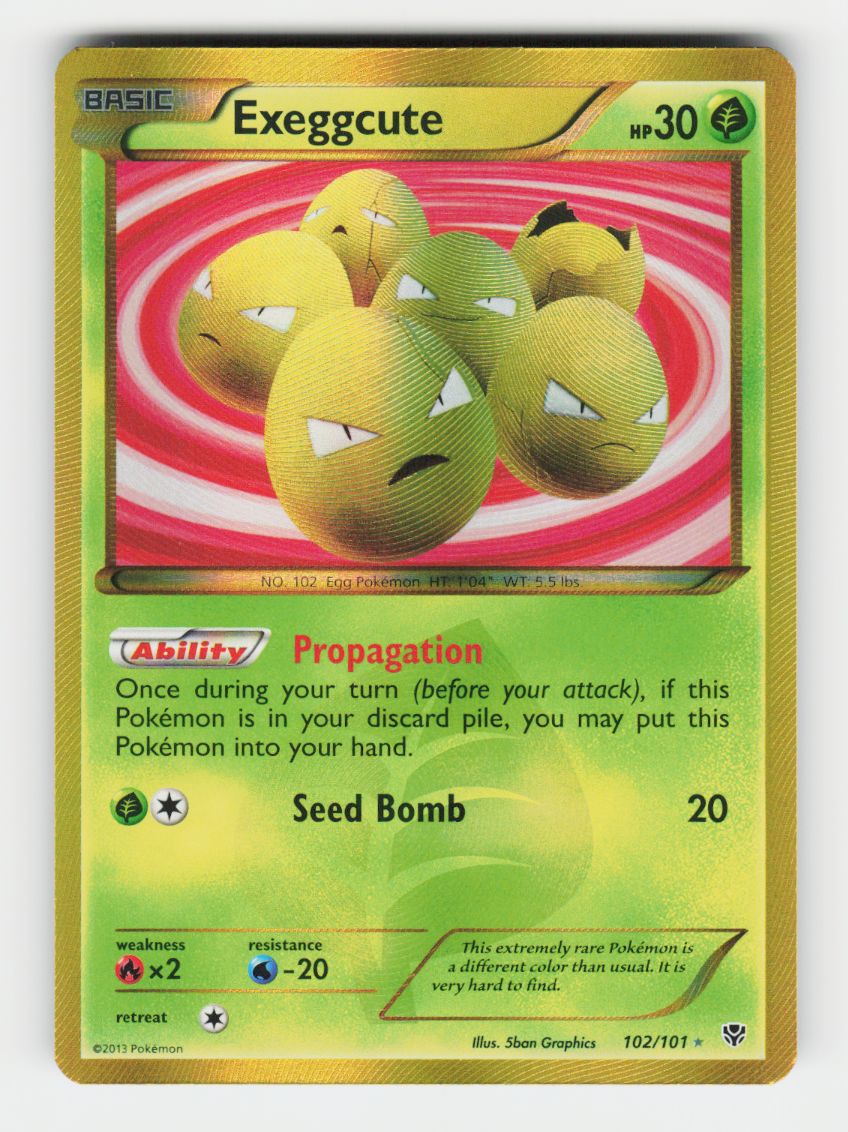 Exeggcute (102 Secret Rare) - 102/101