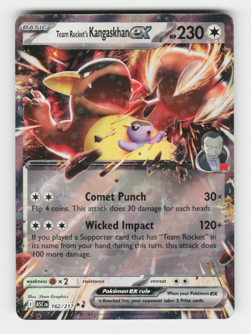 Team Rocket's Kangaskhan ex - 162/217 - A