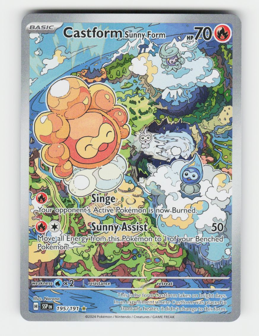 Castform Sunny Form - 195/191 - A