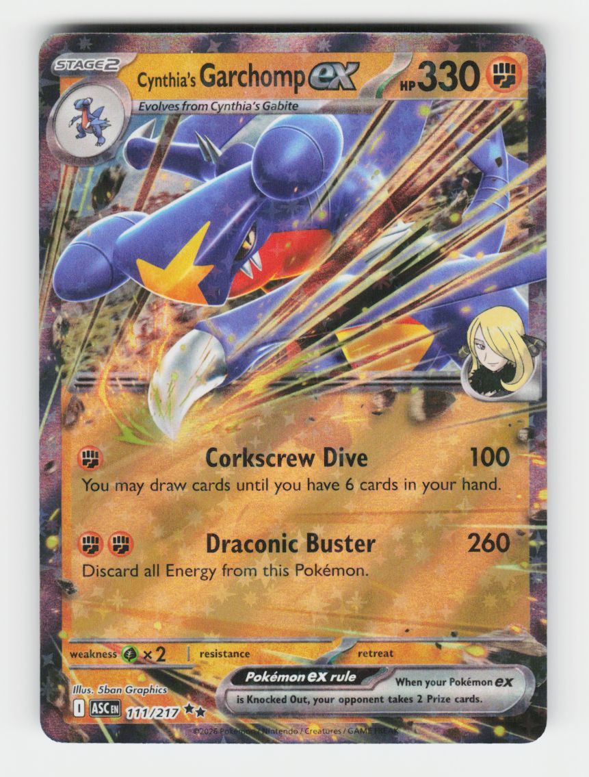 Cynthia's Garchomp ex - 111/217 - A