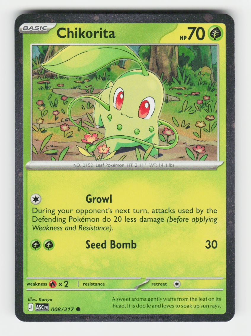Chikorita (Cosmos Holo) - 008/217 - C