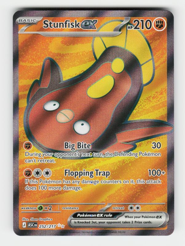Stunfisk ex - 252/217 - A