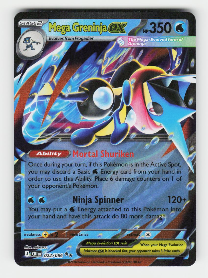 Mega Greninja ex - 022/086