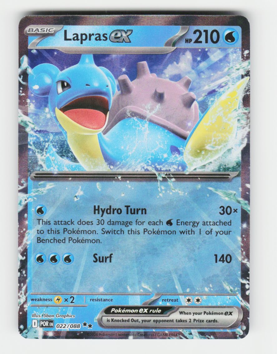 Lapras ex - 022/088 - A