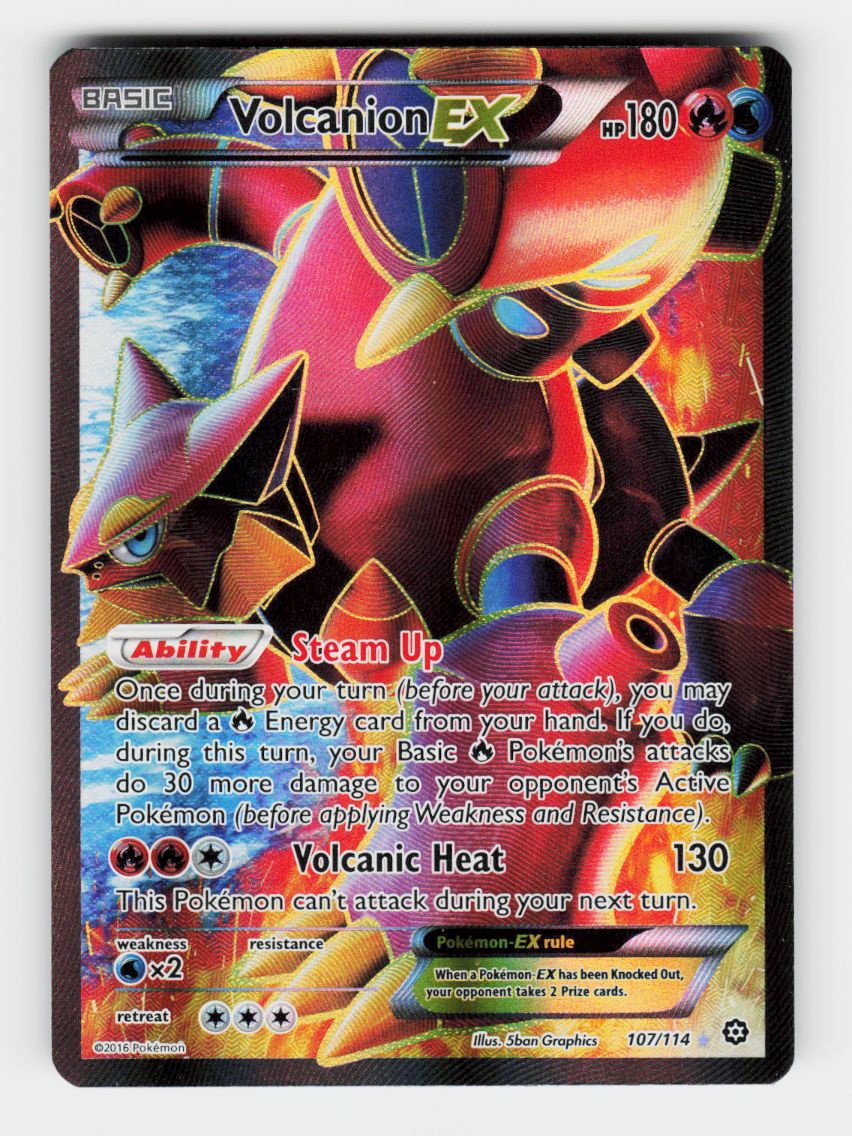 Volcanion EX (Full Art) - 107/114 - Holo