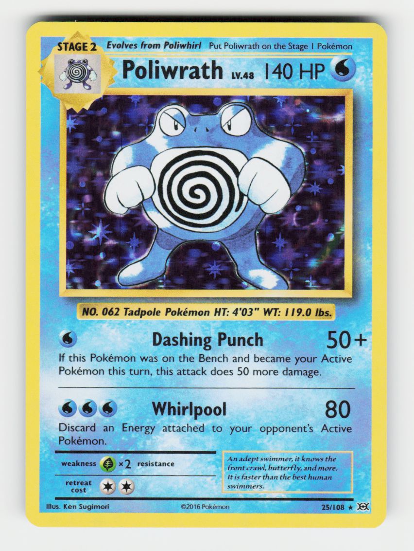 Poliwrath - 25/108 - Holo