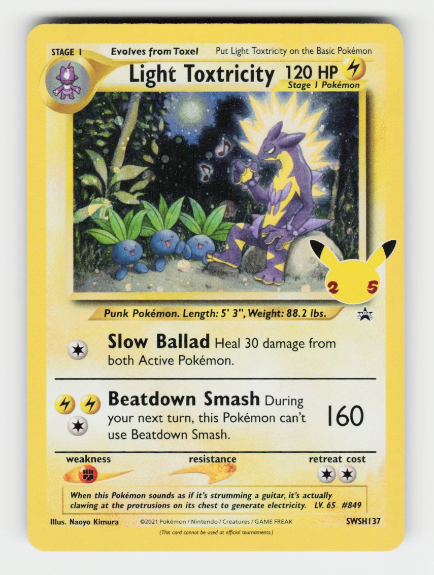 Light Toxtricity - SWSH137 - Holo