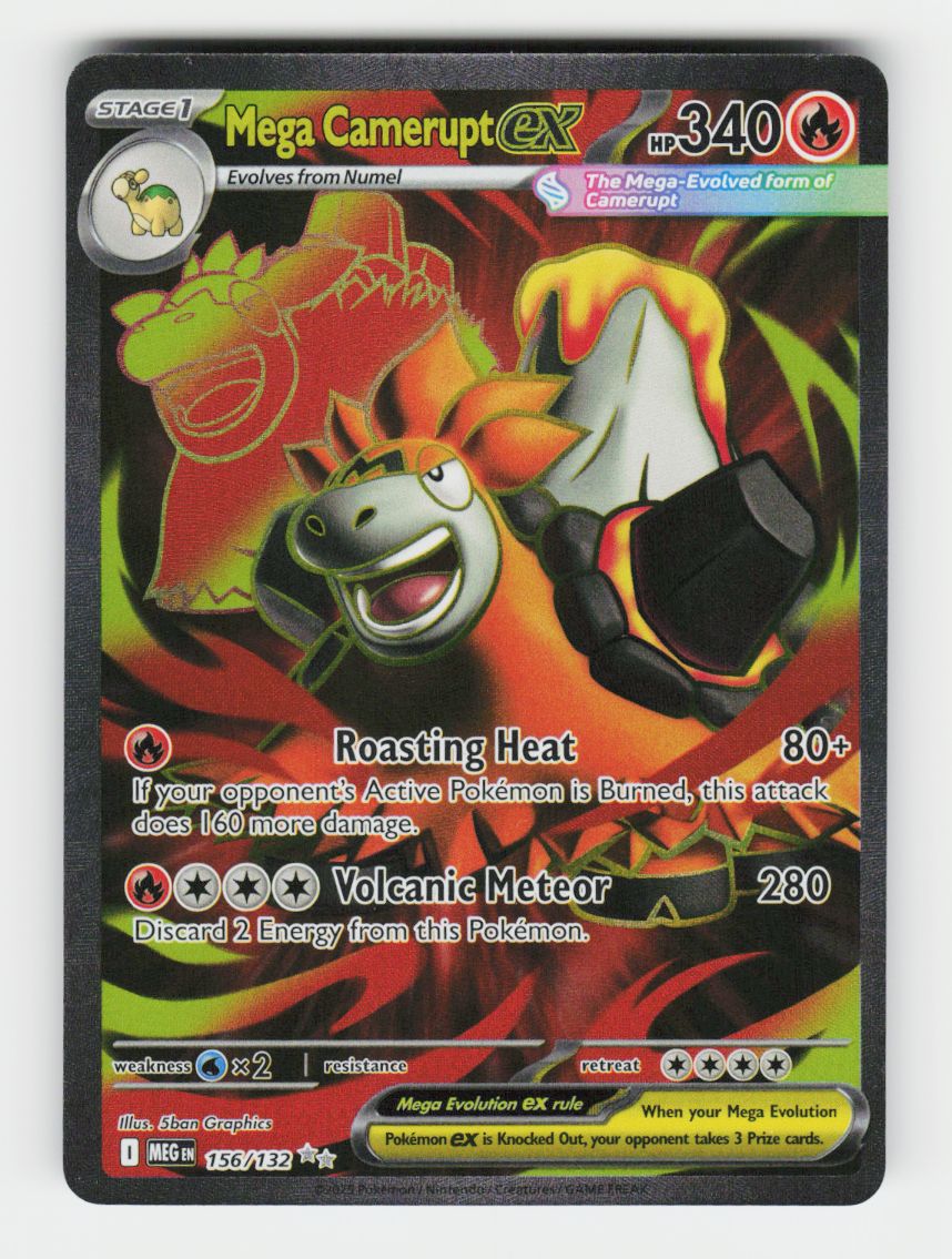 Mega Camerupt ex - 156/132 - A