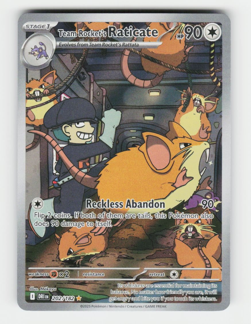 Team Rocket's Raticate - 202/182