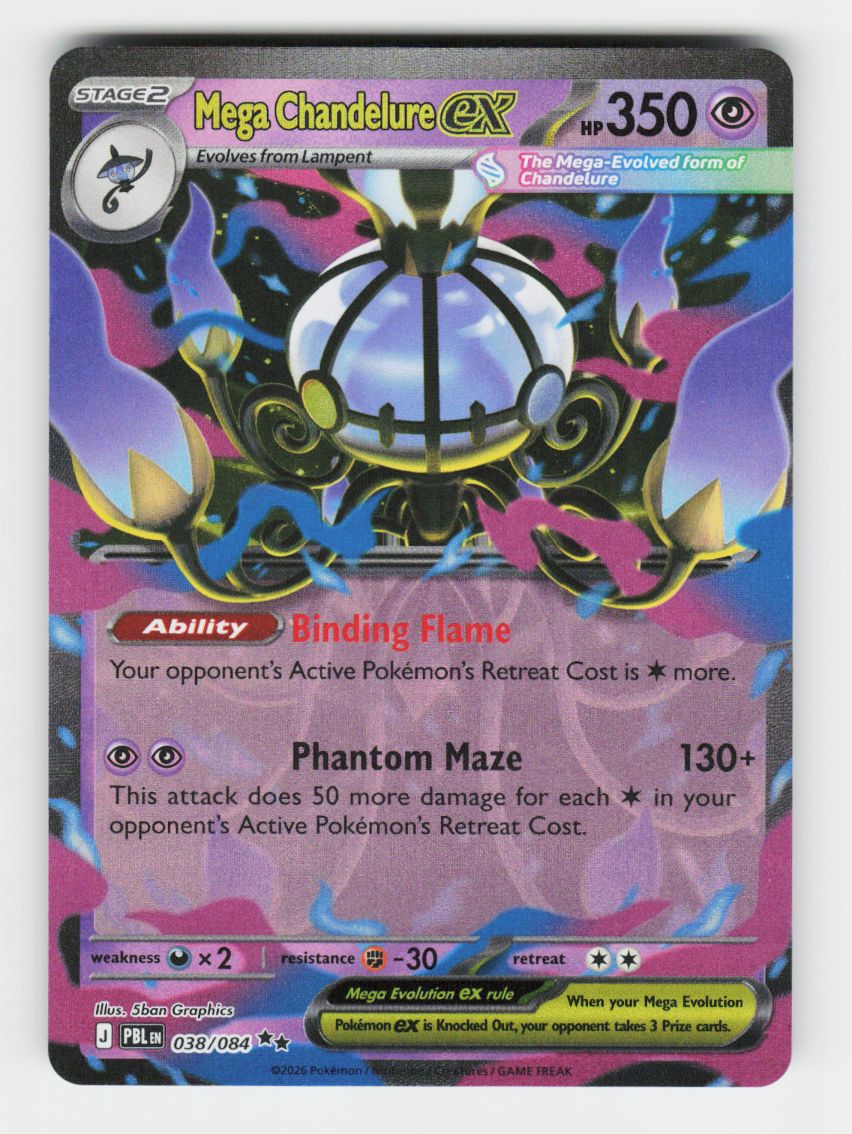 Mega Chandelure ex - 038/084