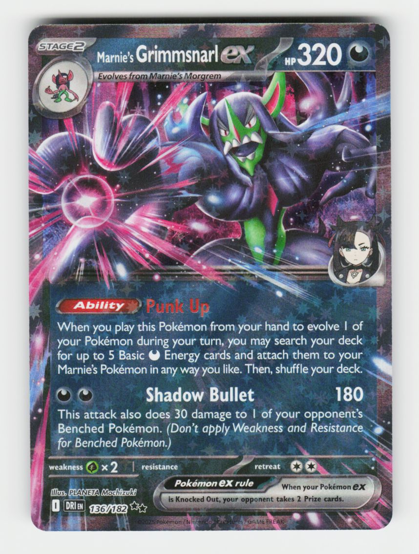Marnie's Grimmsnarl ex - 136/182