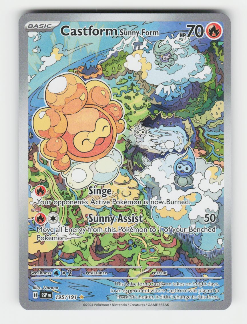 Castform Sunny Form - 195/191 - B